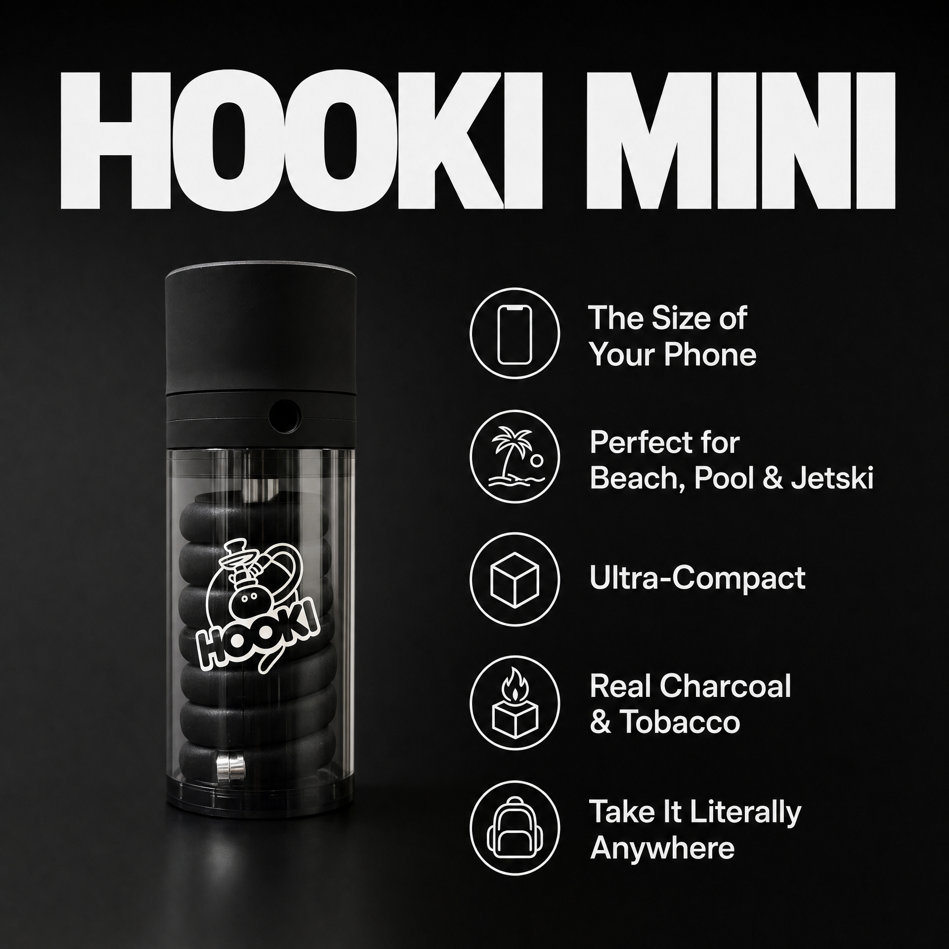 Hooki Mini Portable Hookah